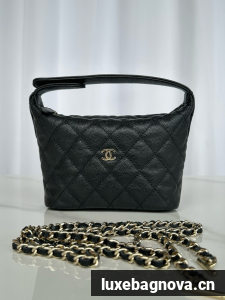 Chanel MINI Shoulder Bag Calfskin AS4386 black
