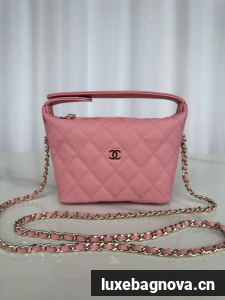 Chanel MINI Shoulder Bag Calfskin AS4386 pink