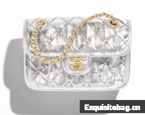 Chanel Mini flap bag AS4797 Silver