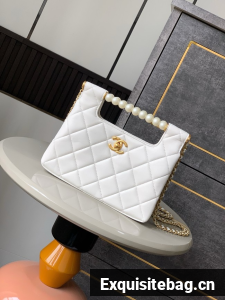 Chanel SMALL TOTE AS5413 white