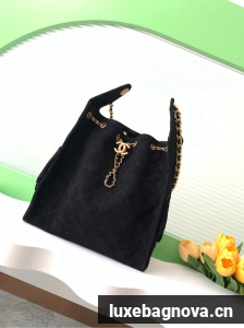 Chanel SUEDE HOBO BAG AS5311 BLACK