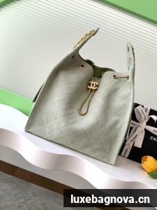 Chanel SUEDE HOBO BAG AS5311 LIGHT GREEN