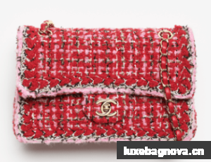 Chanel Small Classic Handbag A01113 red