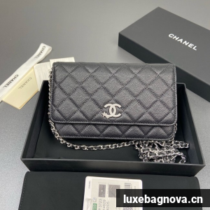Chanel Wallet On Chain AP3723 black