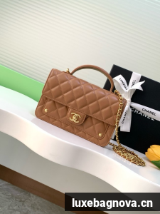 Chanel Wallet On Chain AP4674 brown