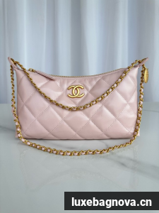 Chanel small HOBO BAG AS5528 pink