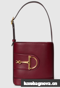 GUCCI 73 MINI BUCKET BAG 833665 Rosso Ancora red
