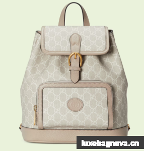 GUCCI BACKPACK WITH INTERLOCKING G 674147 white