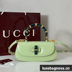 GUCCI BAMBOO DIVA MEDIUM BAG 827750 green