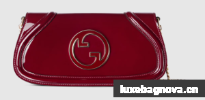 GUCCI BLONDIE SMALL SHOULDER BAG 814952 Rosso Ancora red