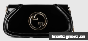 GUCCI BLONDIE SMALL SHOULDER BAG 814952 black