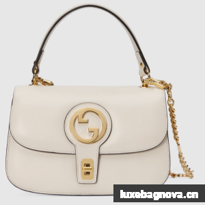 GUCCI BLONDIE SMALL TOP HANDLE BAG 735101 white