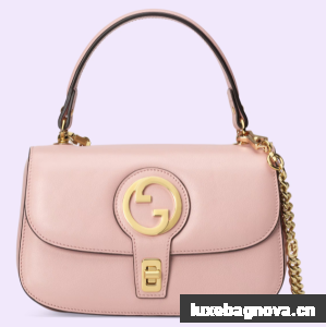 GUCCI BLONDIE TOP-HANDLE BAG 735101 Light pink