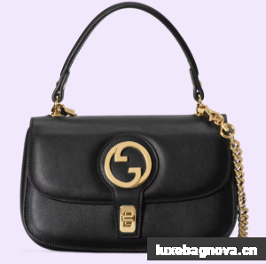 GUCCI BLONDIE TOP-HANDLE BAG 735101 black