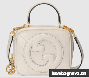 GUCCI BLONDIE TOP HANDLE BAG 744434 White