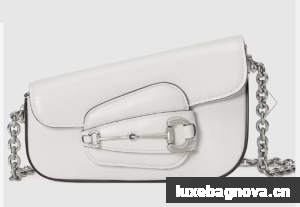 GUCCI HORSEBIT 1955 MINI SHOULDER BAG 774209 white