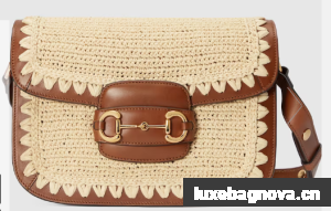 GUCCI HORSEBIT 1955 SHOULDER BAG 602204 brown