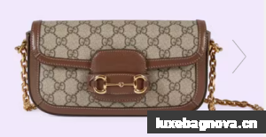 GUCCI HORSEBIT 1955 SMALL SHOULDER BAG 735178 Beige