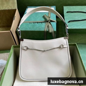 GUCCI JACKIE SMALL SHOULDER BAG 764191 white
