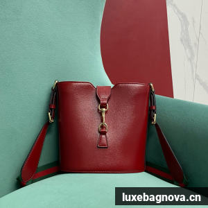 GUCCI MINI BUCKET SHOULDER BAG 782908 red