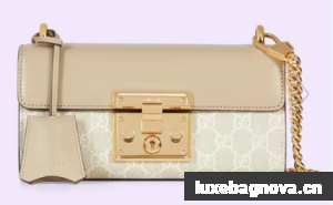GUCCI PADLOCK MINI SHOULDER BAG 735103 Beige