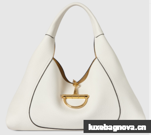 GUCCI SOFTBIT MAXI SHOULDER BAG 837466 white