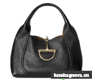 GUCCI SOFTBIT MEDIUM TOP HANDLE BAG 837467 black