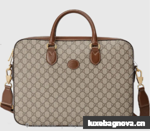 Gucci Business case with Interlocking G 674140 Brown