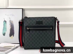 Gucci Canvas Messenger Bag 181065 black