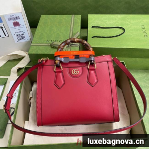 Gucci Diana small tote bag 660195 red