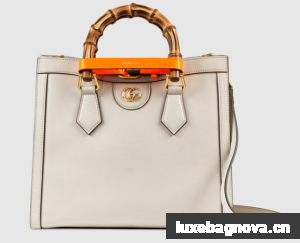 Gucci Diana small tote bag 660195 white