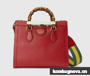 Gucci Diana small tote bag 702721 Red
