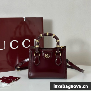 Gucci Diana small tote bag 832936 Rosso Ancora red