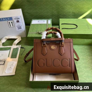 Gucci Diana small tote bag A660195 Brown