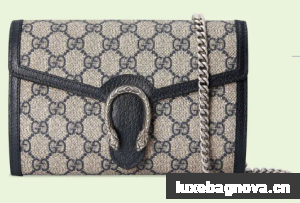 Gucci Dionysus GG chain wallet 401231 blue