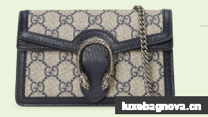 Gucci Dionysus GG super mini bag 476432 Blue