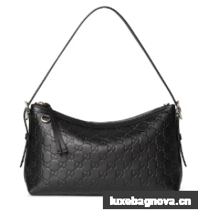 Gucci GG Emblem medium shoulder bag 847449 black