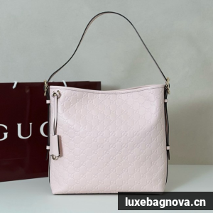 Gucci GG Emblem medium shoulder bag 847452 pink