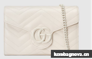 Gucci GG MARMONT SUPER MINI BAG 474575 White