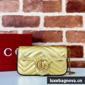 Gucci GG Marmont mini bag 476433 gold