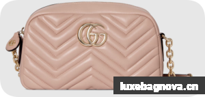 Gucci GG Marmont small camera bag 855273 pink