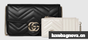 Gucci GG Marmont small shoulder bag 751526 black