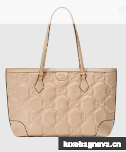 Gucci GG Matelasse leather medium tote 631685 Beige