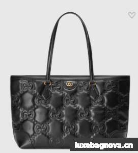 Gucci GG Matelasse leather medium tote 631685 black