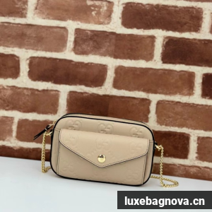 Gucci GG SUPER MINI SHOULDER BAG 781554 Cream