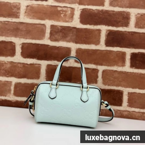 Gucci GG SUPER MINI TOP HANDLE BAG 790130 Light green