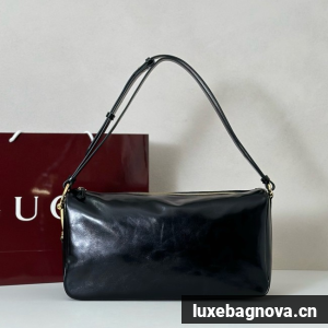 Gucci Half Horsebit large shoulder bag 862530 black