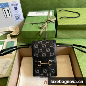 Gucci Horsebit 1955 mini bag 625615 black