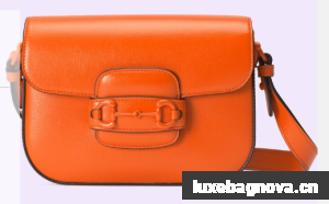 Gucci Horsebit 1955 small shoulder bag 726226 Orange