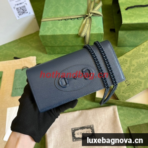 Gucci Horsebit 1955 wallet with chain 621892 Royal Blue